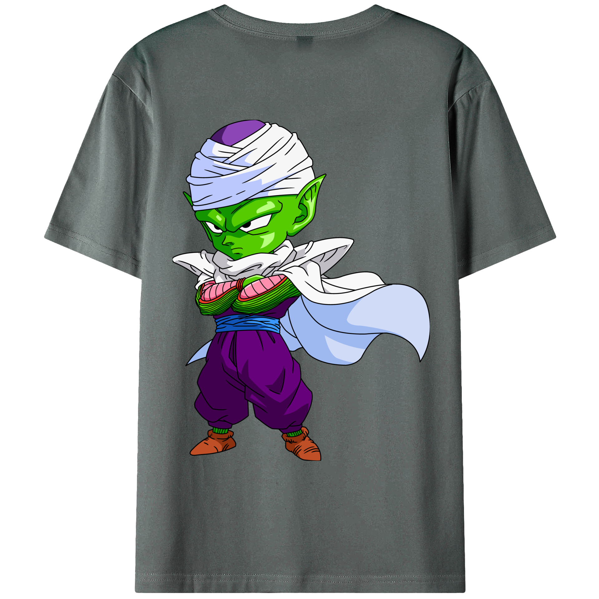 （画像用） ドラゴンボール ピッコロ DRAGON BALL Piccolo 綿100％ メンズ半袖Tシャツ（バックプリント） 通気性